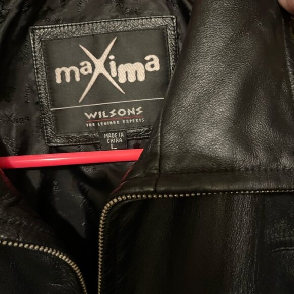Wilson’s Leather Maxima Women's Black Leather Jacket - Picture 2 of 4